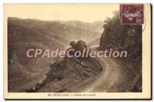 Postcard Old Genolhac Vallee Du Luech