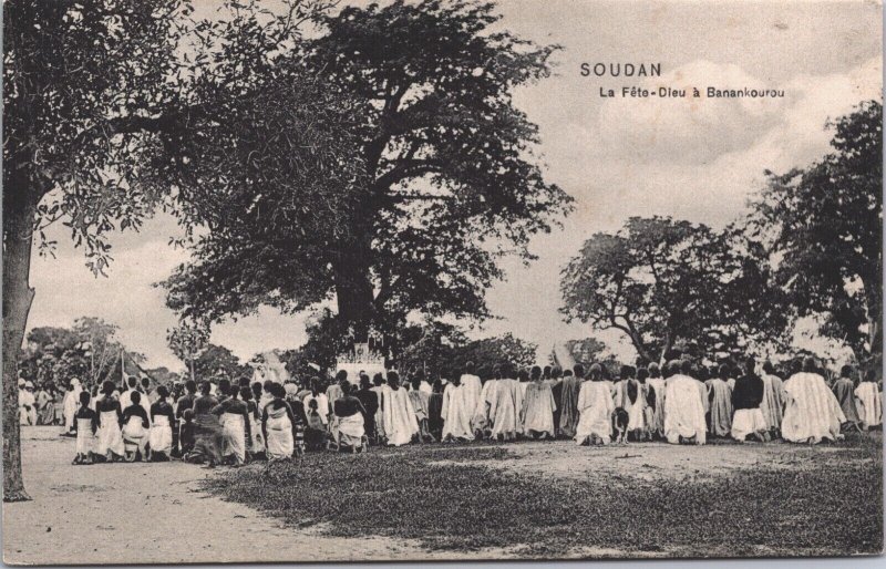 Sudan The feast of God in Bana Kourou Vintage Postcard 09.10