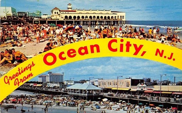 Greetings from Ocean City, N. J., USA in Ocean City, New Jersey