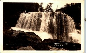 RPPC Blackwater Falls, Davis WV Vintage Postcard J36