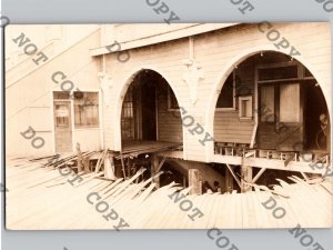 c1913 Empire Day Disaster LONG BEACH California CA 40 Dead!! RPPC Real Photo