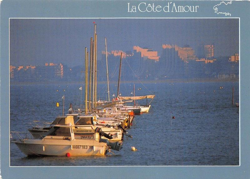 BR22841 Pornichet la Baule reflets du matin ship bateaux france