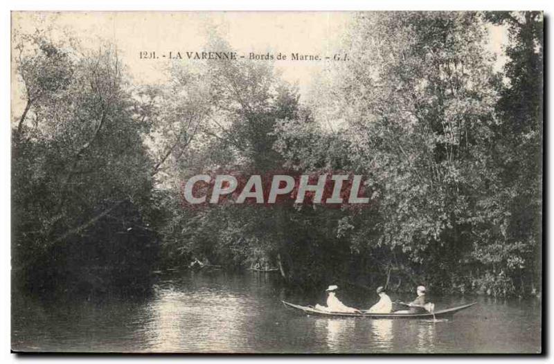 La Varenne Old Postcard Bords de Marne