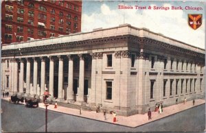 USA Illinois Trust And Savings Bank Chicago Illinois Postcard 09.43
