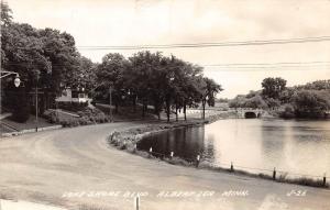 D5/ Albert Lea Minnesota Mn Real Photo RPPC Postcard 1947 Lake Shore Blvd Homes