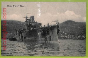 af7666 - VINTAGE POSTCARD Postcards - Royal ship PISA NAVE-