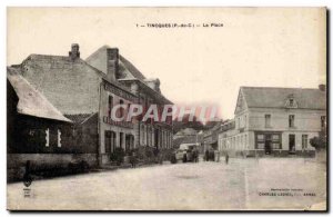 Tincques - Place Old Postcard