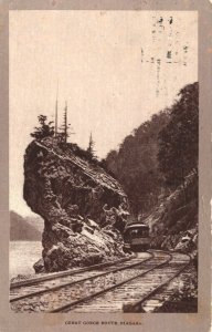 Canada Great Gorge Route Niagara Train Vintage Postcard 03.68