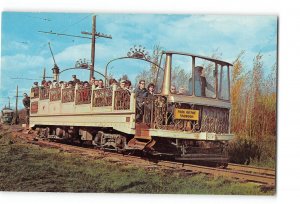 Kennebunkport Maine ME Vintage Postcard Seashore Museum Montreal Sightseeing Car