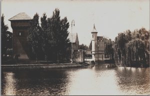 Uruguay Montevideo Lago Del Parque Rodo Vintage RPPC C132