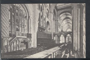 Co Durham Postcard - Chancel From Altar, Durham Cathedral  RS19913