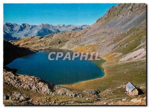 Modern Postcard St Etienne de Tinee March Alp Lake Vens