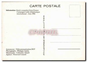 Modern Postcard Send a snapshot from France 1986