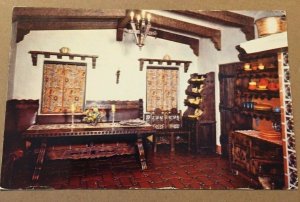 1961? USED POSTCARD - BREAKFAST NOOK, SCOTTY'S CASTLE KITCHEN, DEATH VALLEY CAL.