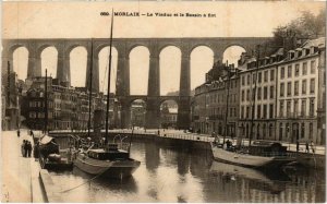 CPA Morlaix- Le Viaduc et le Bassin a flot FRANCE (1026125)