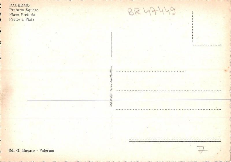 BR47449 palermo pretoria square    Italy
