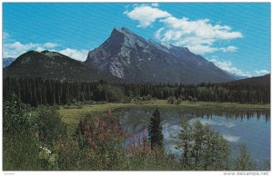 Mount Rundle, Canadian Rockies, BANFF, Alberta, Canada, 40-60's