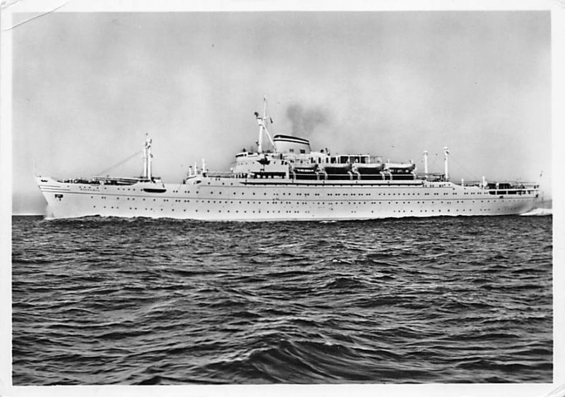 MV Victoria, Asia Printed Photo Lloyd Treistino Ship Line Ship 