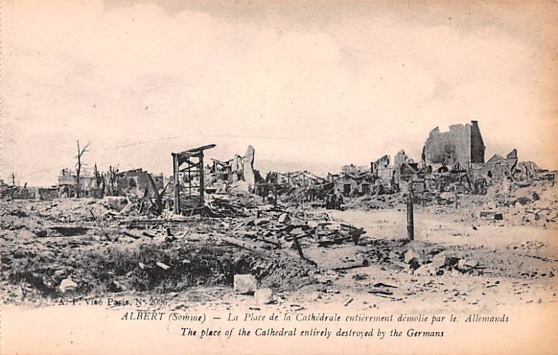 La Palace de la Cathedrale, Destruction Albert Belgium Unused 