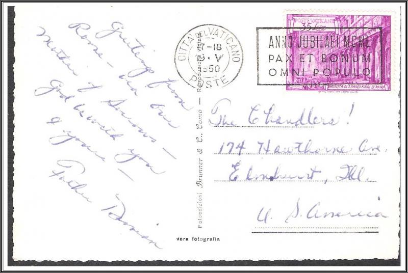 Vatican City Michelangelo Pieta Sculpture Postcard