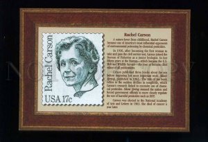 208033 USA Great American Woman Rachel Carson postcard