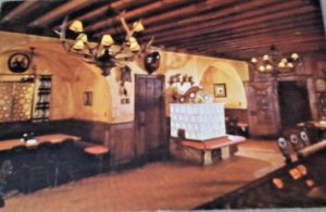 Schlitz Brewing Co Milwaukee WI Schlitz Brown Bottle Guest Hall 1963 postcard