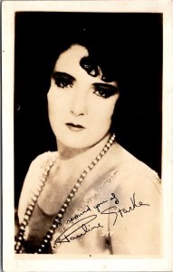 Real Photo Postcard Portrait of Pauline Starke