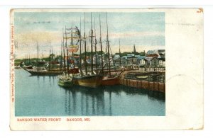 ME - Bangor. Waterfront Docks ca 1905  RPO- ????