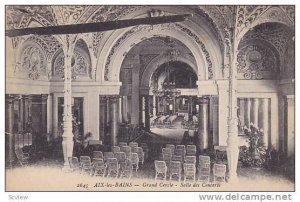 Grand Cercle, Salle Des Concerts, Aix-les-Bains (Savoie), France, 1900-1910s