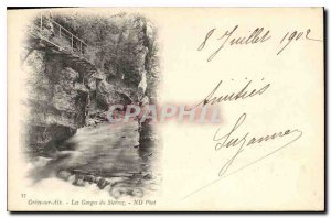 Postcard Old Gresy sur Aix Les Gorges Sierroz