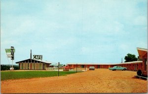 Vtg Jefferson Texas TX Sherry Inn Motel & Restaurant 1950s Unused Postcard