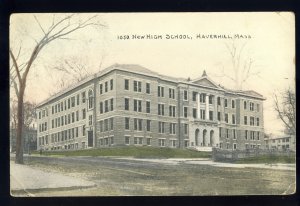 Haverhill, Massachusetts/MA/Mass Postcard, New High School