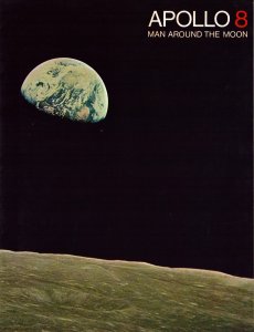 1968  NASA  Apollo 8  Man Around The Moon Booklet  10 x 8