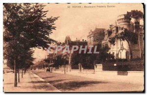 Old Postcard Royan Boulevard Frederic Garnier