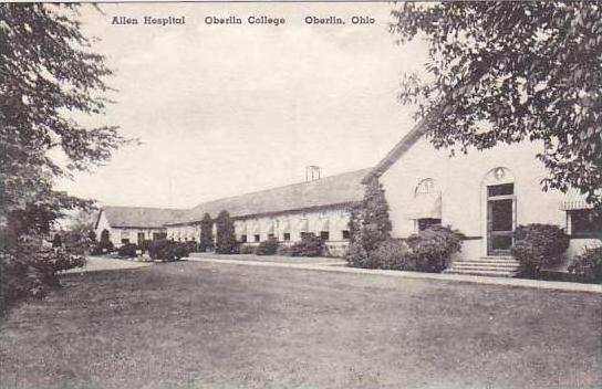 Ohio Oberlin Allen Hospital Oberlin College Albertype