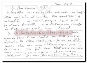 Postcard Modern Paris