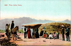 Postcard Pima Indian Camp
