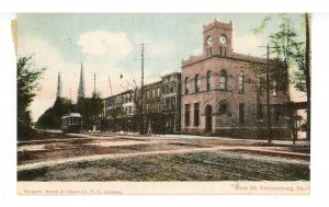 PA - Stroudsburg. Main Street ca 1907