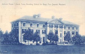 Port Deposit Maryland Jacob Tome School Jackson House Vintage Postcard AA53814