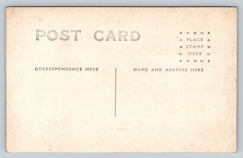 RPPC  First School House   Antigo  Wisconsin   Postcard