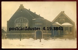 h2496 - HERMANN Wisconsin 1910s St. Johannes Parish. Real Photo Postcard