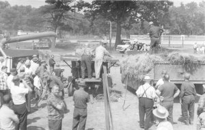 F42/ Occupational RPPC Postcard c1950 Steam Tractor Farm Display 11