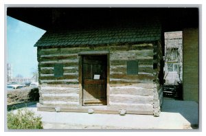 John Neely Bryan Cabin Dallas Texas 1st Home Built Erected In 1841 Postcard