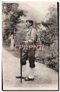 Old Postcard Mountaineering One of Cauterets Pyrenees Folklore guide