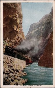 USA The Royal Gorge Colorado Vintage Postcard C001