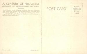 Electrical Building at Night - World Fair at Chicago IL, Illinois