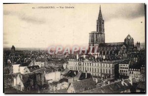 Postcard Old Strasbourg Vue Generale