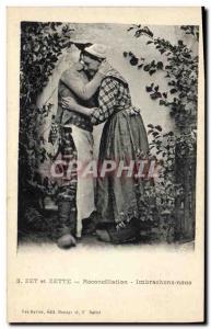 Old Postcard Folklore and Peasants Zet Zette reconciliation Imbrachons us