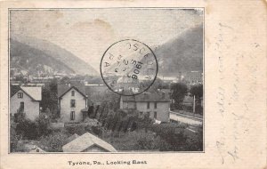 Tyrone Pennsylvania Looking East Vintage Postcard AA82881