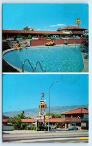 RENO, NV Nevada~ Roadside DONNER INN MOTEL 1974 Washoe County Postcard